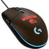NFL Cleveland Browns Brown Performance Series G203 Prodigy RGB Wired Gaming Mouse Skin